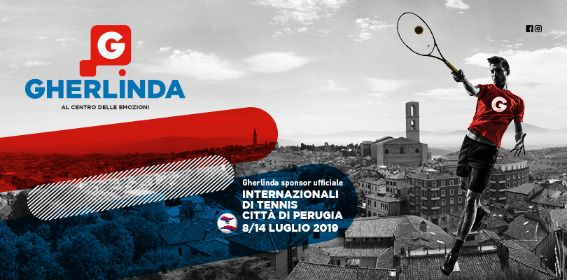Gherlinda Sponsor Ufficiale degli Internazionali di Tennis Città di Perugia 2019