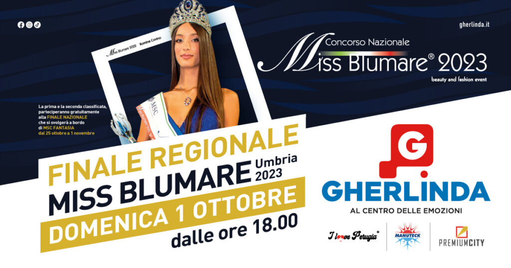 Finale regionale Miss Blumare Umbria 2023