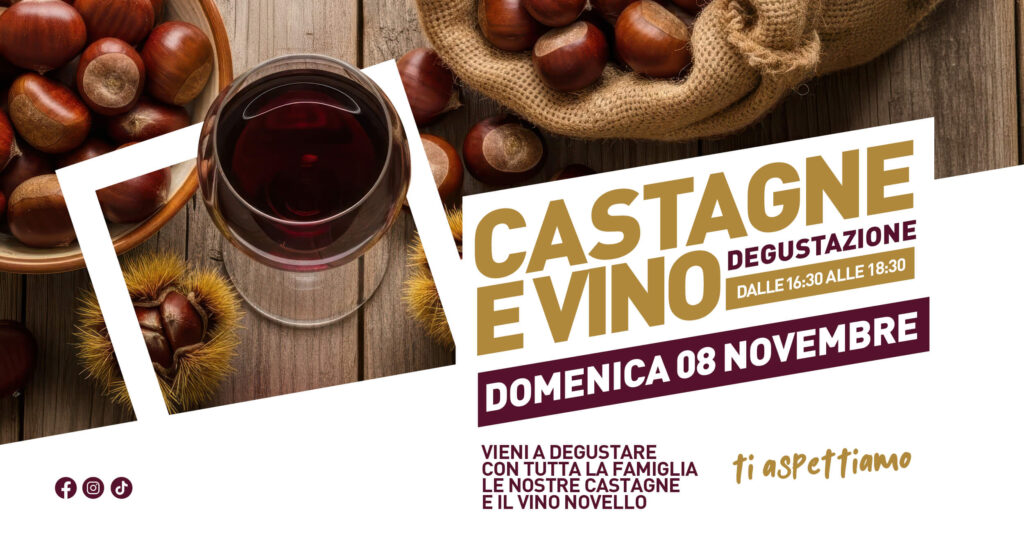 Castagne e vino novello al Gherlinda!